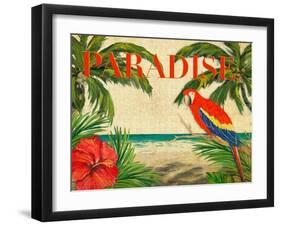 Tropical Paradise-Julie DeRice-Framed Art Print