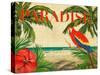 Tropical Paradise-Julie DeRice-Stretched Canvas