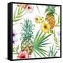 Tropical Pattern-Zenina-Framed Stretched Canvas