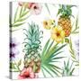 Tropical Pattern-Zenina-Stretched Canvas