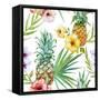 Tropical Pattern-Zenina-Framed Stretched Canvas