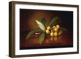 Tropical Plums-Martin Johnson Heade-Framed Giclee Print