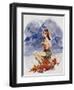 Tropical Popsy-David Wright-Framed Art Print