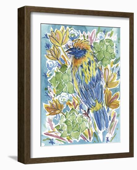 Tropical Portrait II-Melissa Wang-Framed Art Print