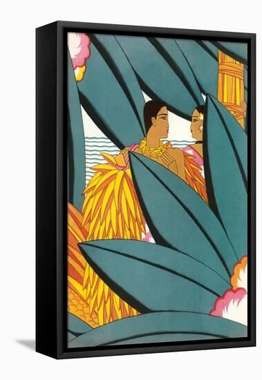 Tropical Poster-null-Framed Stretched Canvas