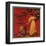 Tropical Queen Brand - California - Citrus Crate Label-Lantern Press-Framed Art Print