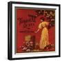 Tropical Queen Brand - California - Citrus Crate Label-Lantern Press-Framed Art Print