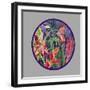 Tropical Rain - Circle-Carissa Luminess-Framed Giclee Print