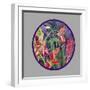 Tropical Rain - Circle-Carissa Luminess-Framed Giclee Print