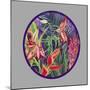 Tropical Rain - Circle-Carissa Luminess-Mounted Giclee Print