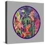Tropical Rain - Circle-Carissa Luminess-Stretched Canvas