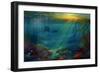 Tropical Rays  oil on canvas-Lee Campbell-Framed Giclee Print