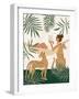 Tropical Reading II-Natalie Carpentieri-Framed Art Print