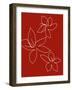 Tropical Red-Jan Weiss-Framed Art Print