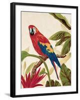 Tropical Red-Colleen Sarah-Framed Art Print
