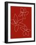 Tropical Red-Jan Weiss-Framed Art Print