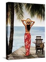 Tropical Resort I-Migdalia Arellano-Stretched Canvas