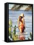 Tropical Resort II-Migdalia Arellano-Framed Stretched Canvas