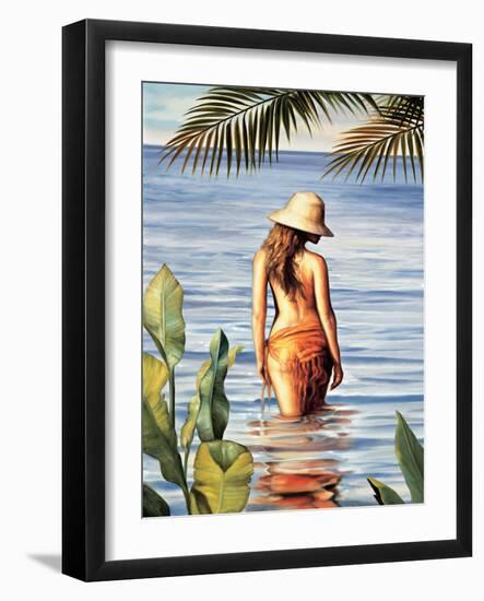 Tropical Resort II-Migdalia Arellano-Framed Art Print