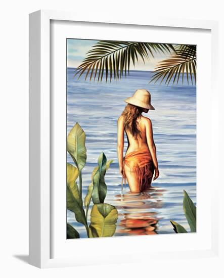 Tropical Resort II-Migdalia Arellano-Framed Art Print