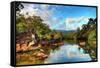 Tropical River Masoala-dennisvdw-Framed Stretched Canvas