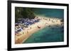 Tropical Sandy Beach and Calm Lagoon with Clear Blue Water. Pseudo Tilt Shift. Ya Nui Beach, Phuket-Dudarev Mikhail-Framed Photographic Print