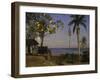 Tropical Scene-Albert Bierstadt-Framed Giclee Print