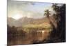 Tropical Scene-Frederic Edwin Church-Mounted Premium Giclee Print