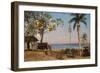 Tropical Scene-Albert Bierstadt-Framed Giclee Print
