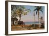 Tropical Scene-Albert Bierstadt-Framed Giclee Print