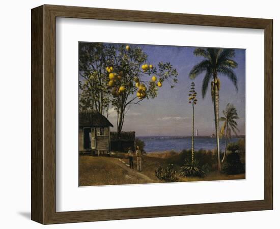 Tropical Scene-Albert Bierstadt-Framed Giclee Print