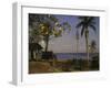 Tropical Scene-Albert Bierstadt-Framed Giclee Print