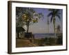 Tropical Scene-Albert Bierstadt-Framed Giclee Print