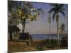 Tropical Scene-Albert Bierstadt-Mounted Giclee Print