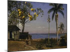 Tropical Scene-Albert Bierstadt-Mounted Giclee Print