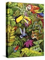 Tropical Scenery-Harro Maass-Stretched Canvas