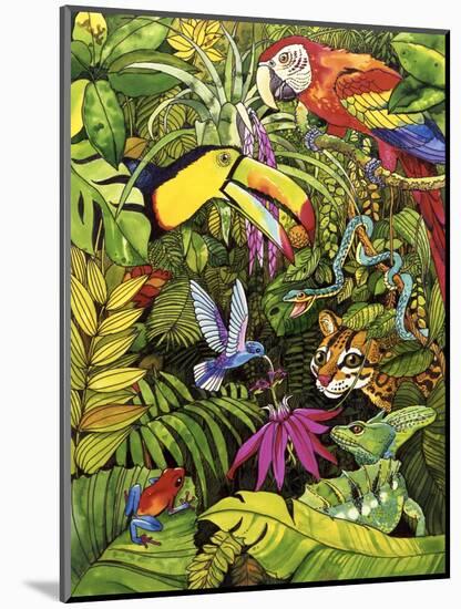 Tropical Scenery-Harro Maass-Mounted Giclee Print