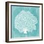 Tropical Sea Fan 2-Evangeline Taylor-Framed Art Print