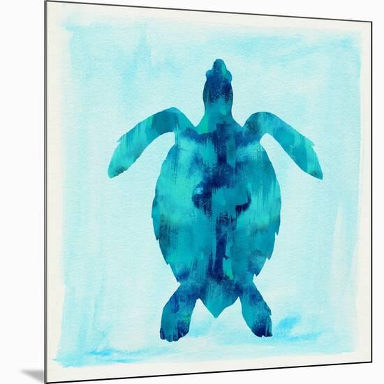 Tropical Sea Turtle-Evangeline Taylor-Mounted Art Print