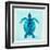 Tropical Sea Turtle-Evangeline Taylor-Framed Art Print