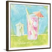 Tropical Seaside-Lauren Hamilton-Framed Premium Giclee Print