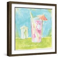 Tropical Seaside-Lauren Hamilton-Framed Art Print