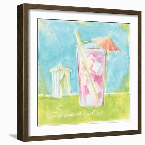 Tropical Seaside-Lauren Hamilton-Framed Art Print