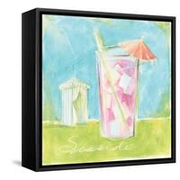 Tropical Seaside-Lauren Hamilton-Framed Stretched Canvas