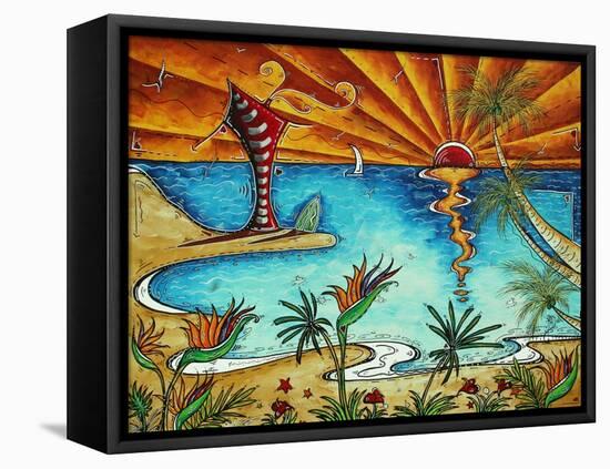 Tropical Serenity-Megan Aroon Duncanson-Framed Stretched Canvas