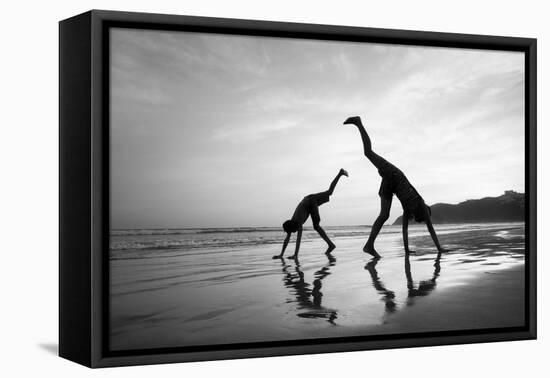 Tropical Shadows-50-Moises Levy-Framed Stretched Canvas