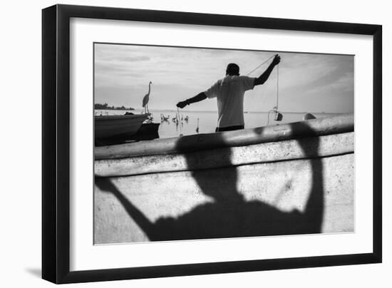 Tropical Shadows-6-Moises Levy-Framed Giclee Print