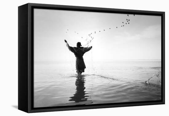Tropical Shadows-7-Moises Levy-Framed Stretched Canvas
