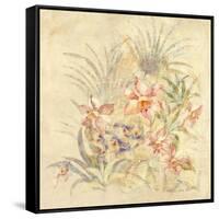 Tropical Square II-Cheri Blum-Framed Stretched Canvas