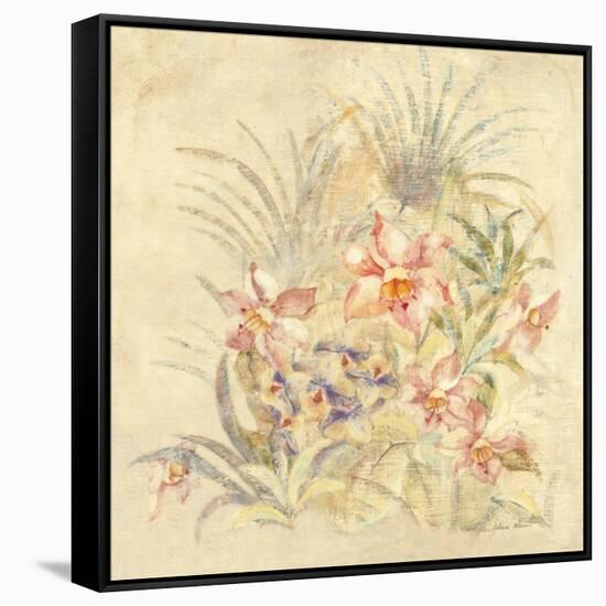 Tropical Square II-Cheri Blum-Framed Stretched Canvas